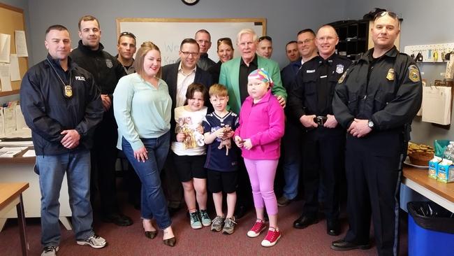 Cops for Kids with Cancer Helps Scituate Family