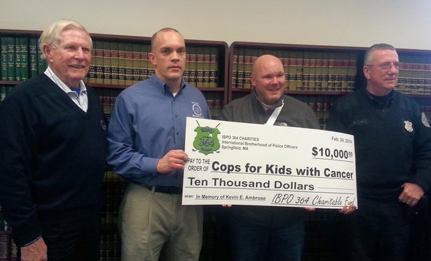 Springfield Police Union Donates $10,000 to Charity