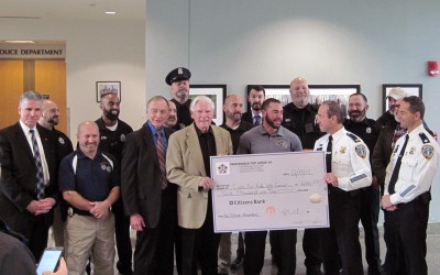 Providence Cops No Shave November Donation