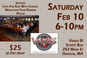 Social Fundraiser @ Venus 3 Sports Bar | Hanson | Massachusetts | United States