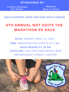 4th Annual Not Quite The Marathon 5K Race @ The Junction Sports Bar | Canton | Massachusetts | United States