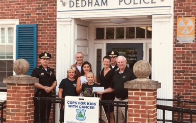 CFKWC Goes to Dedham Police Department To Make Donation to Gabriel Santos and Family.