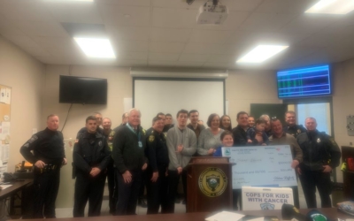 CFKWC goes to the Hingham Police Department and made a donation to 12 year old Jeremy LaVoie and family