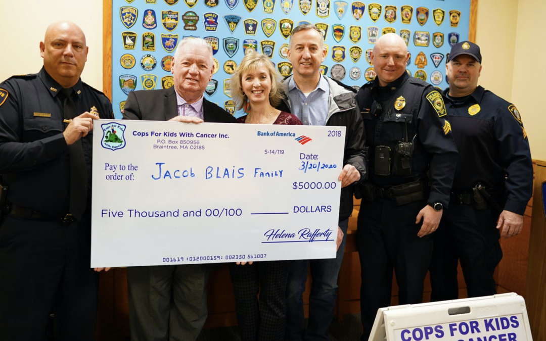 Cops for Kids with Cancer, Saugus Police Department support leukemia patient
