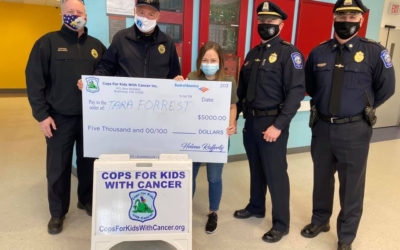 CFKWC Donation with Peabody PD to Ali Pantoja at Tufts Children’s Hospital