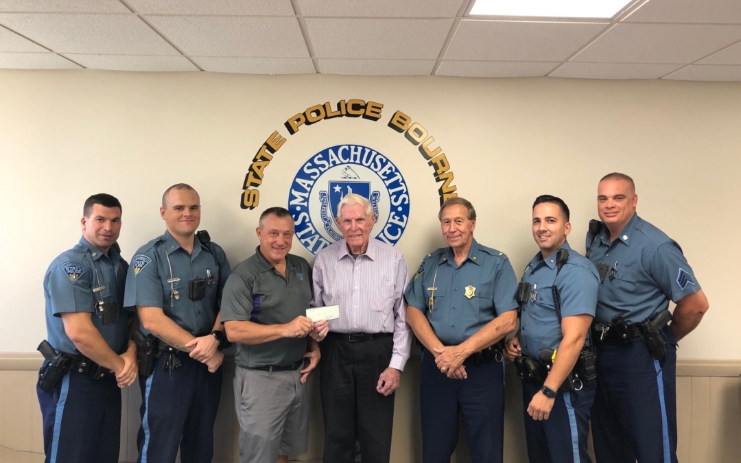 CFKWC Receives $10,000 Donation from Bourne State Police Barracks