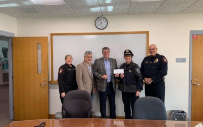 CFKWC accepted $10,000 donation from the Natick PD and (phRMA) Research and Manufacturers