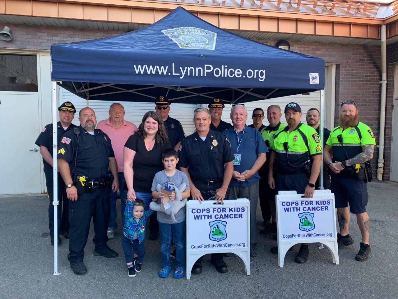 CFKWC made a donation at the Lynn Police Department to 1 year old ELIAS ZINE