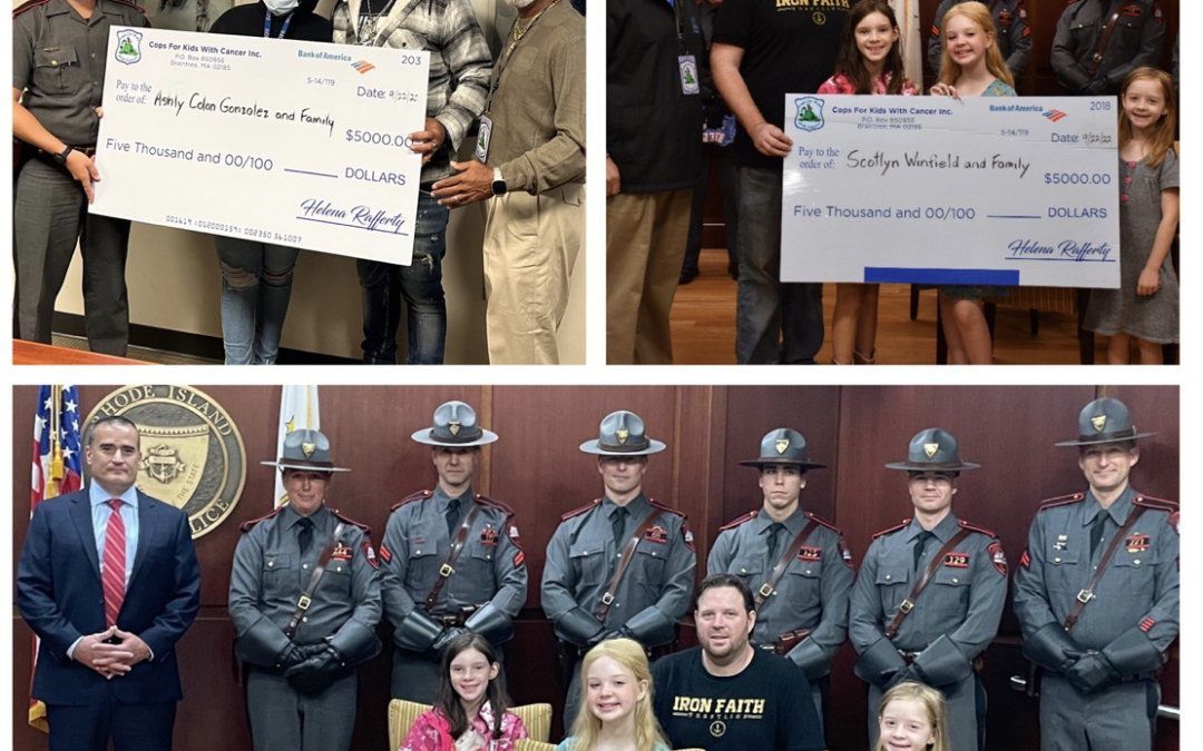 Thank you to the Rhode Island State Police for your continuous support and generosity.