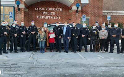 Somersworth Police Department, NH and made a donation to 10 yr. old Austin Deane
