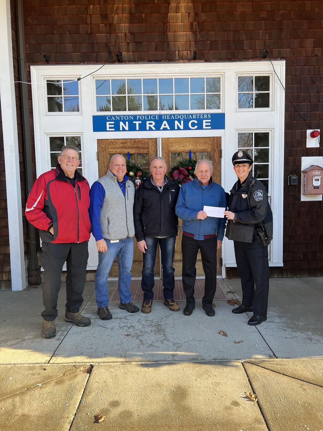 Retired Assoc. of Metro Police (RAMP) presented at $5,000 donation to CFKWC