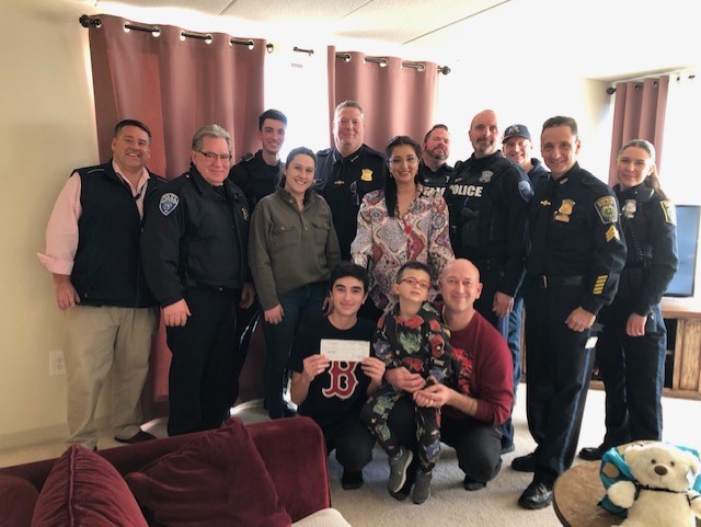 CFKWC visited the Berisha family in Winthrop and met with 5 year old Erik, his mother Nora, dad Albert, and big brother Noah.