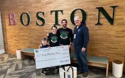 Kevin Calnan of CFKWC, made a donation to Teddy Marchione and his parents Molly & Ryan, of Connecticut.