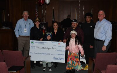 Kevin Calnan made a donation to Gianny Montealegre and his family in Pawtucket, RI