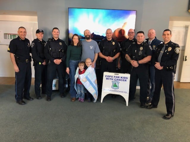 CFKWC $5K presentation was hosted by the Lt. Kevin Mulrenin and other members of the Amesbury Police Department