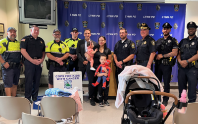 CFKWC was able to meet with Naia Castillo, her mother Nicole, and brother at the Lynn Police Department.