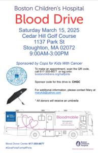 Boston Children's Hospital Blood Drive @ Cedar Hill Golf Course | Stoughton | Massachusetts | United States