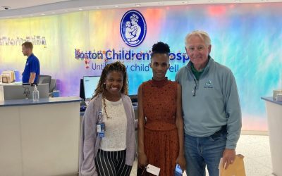 CFKWC made a donation to Lovely Domilis for her 1 year old son Liam who is being treated at Boston Children’s Hospital