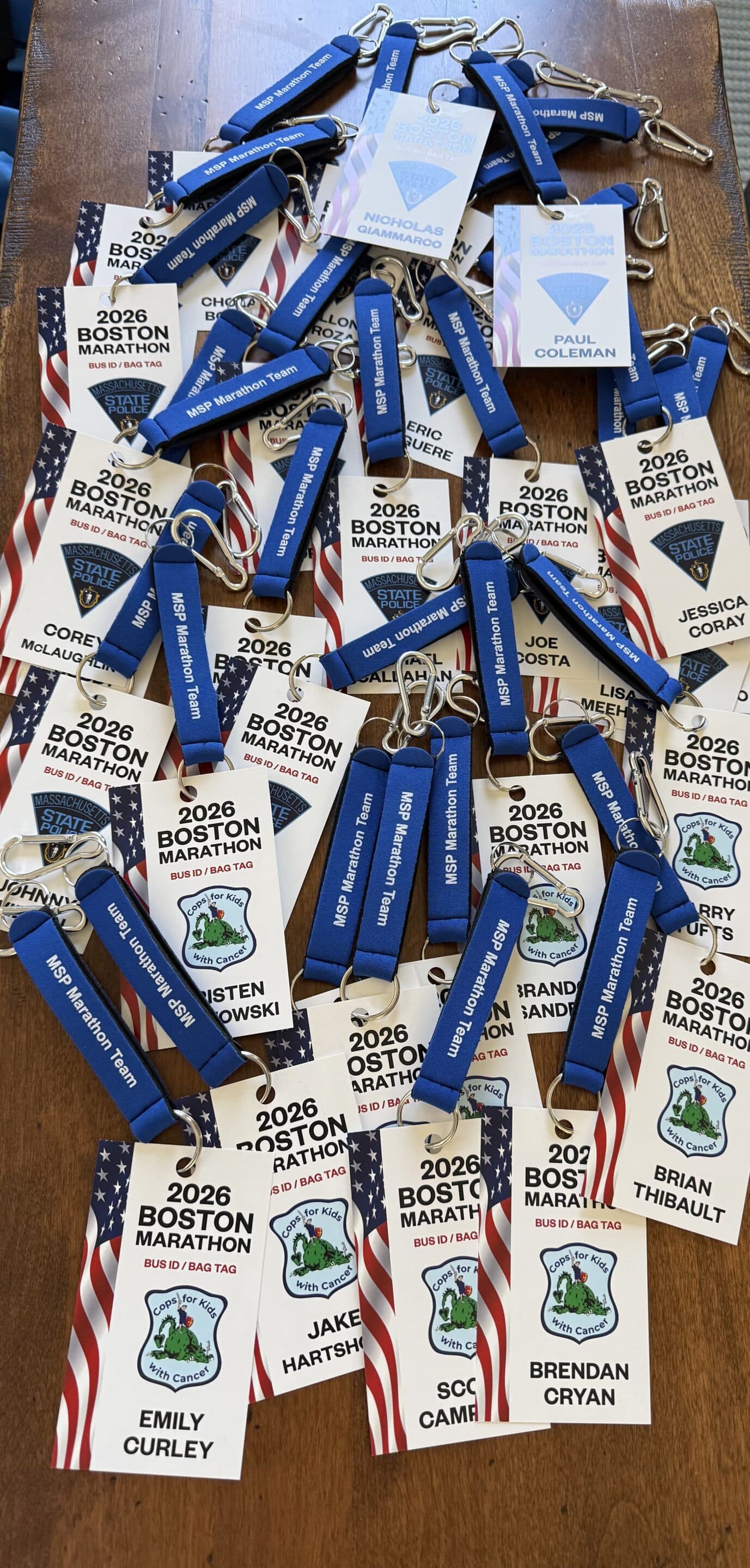 All the runners and volunteers of the of the 2026 Official Boston Marathon Charity Team benefiting Cops for Kids with Cancer.